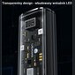 USAMS Powerbank 9000mAh PD 20W QC3.0+PD Dual-Port Fast Charge czarny|black 10KCD18901(US-CD189) cena un informācija | Lādētāji-akumulatori (Power bank) | 220.lv