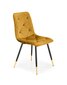 4-u ēdamistabas krēslu komplekts Halmar K438, dzeltens cena un informācija | Virtuves un ēdamistabas krēsli | 220.lv
