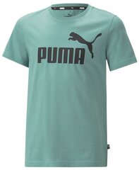 Puma Футболки Ess+ 2 Col Logo Tee Green 586985 75 586985 75/176 цена и информация | Рубашки для мальчиков | 220.lv