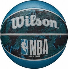 Баскетбольный мяч Wilson  NBA Plus Vibe Синий цена и информация | Баскетбольные мячи | 220.lv