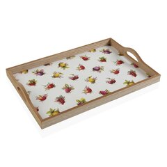 Поднос для закусок Versa Strawberry, 30 x 5 x 45 см цена и информация | Посуда, тарелки, обеденные сервизы | 220.lv