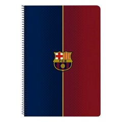 Записная книга на пружине F.C. Barcelona 512029066 Тёмно Бордовый Тёмно Синий A4 цена и информация | Тетради и бумажные товары | 220.lv