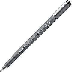 Фетр Staedtler Pigment Liner 308 Чёрный 10 штук цена и информация | Канцелярия | 220.lv