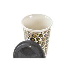 Кружка Mug DKD Home Decor Фарфор Силикон Разноцветный Тропический (400 ml) (2 штук) цена и информация | Термосы, термокружки | 220.lv