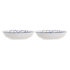 Uzkodu paplāte DKD Home Decor Porcelāns, 9,5 x 9,5 x 2 cm, 2 gab. цена и информация | Посуда, тарелки, обеденные сервизы | 220.lv