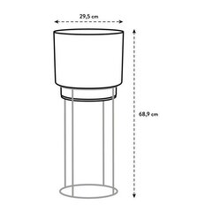 Puķu pods Elho (Ø 29,5 x 68,9 cm) cena un informācija | Puķu podi | 220.lv