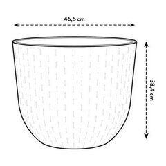 Вазон Elho Fuente Grains, коричневый, Ø 46.5 x 38.4 см цена и информация | Вазоны | 220.lv