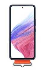 EF-GA536TNE Samsung Silicone Cover with Strap for Galaxy A53 5G Navy (Damaged Package) цена и информация | Чехлы для телефонов | 220.lv