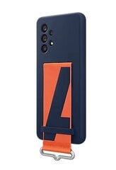 EF-GA536TNE Samsung Silicone Cover with Strap for Galaxy A53 5G Navy (Damaged Package) cena un informācija | Telefonu vāciņi, maciņi | 220.lv