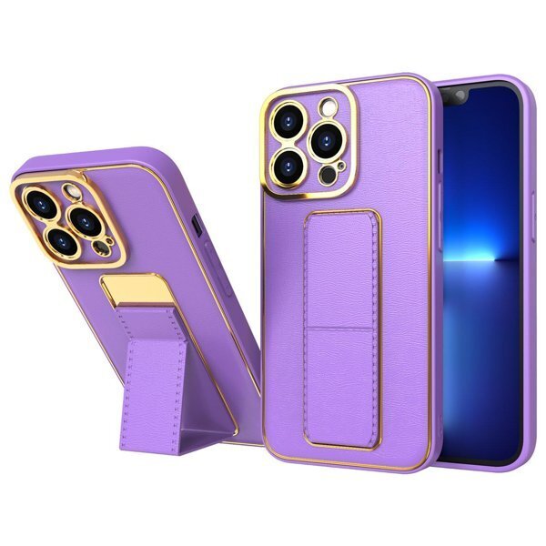 Fusion New Kickstand silikona aizsargapvalks Samsung A525 | A526 Galaxy A52 | A52 5G violets цена и информация | Telefonu vāciņi, maciņi | 220.lv