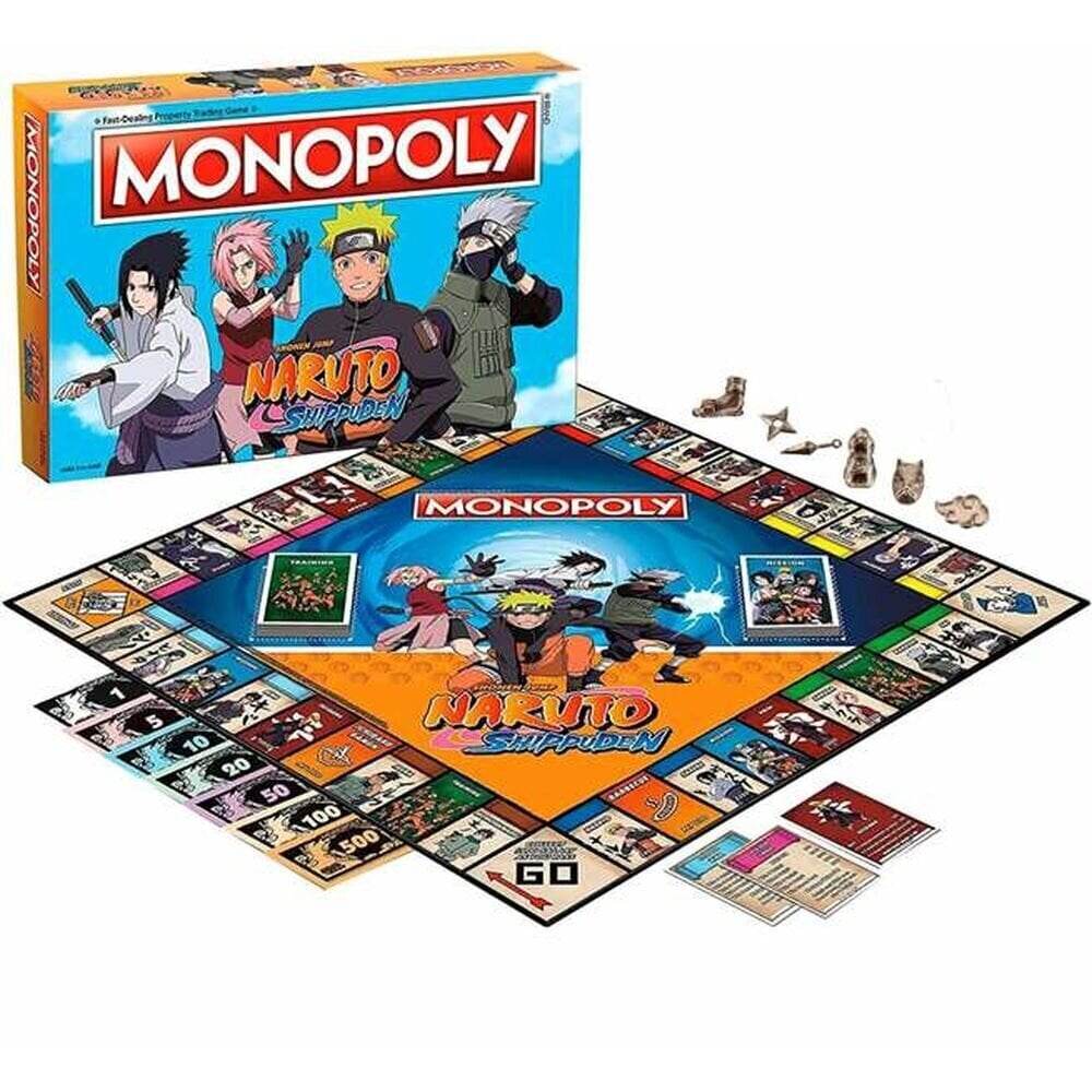 Monopoly Hasbro Naruto Shippuden (ES) цена и информация | Galda spēles | 220.lv