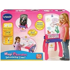 Interaktīvā Tāfele Vtech Magi chevalet interactif 3 en 1 rose (FR) cena un informācija | Attīstošās rotaļlietas | 220.lv