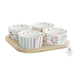 Комплект для аперитива DKD Home Decor (5 шт) (21.5 x 21.5 x 1 cм) цена и информация | Посуда, тарелки, обеденные сервизы | 220.lv