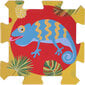 Saliekamais paklājiņš-puzle Dzīvnieki, 30x30cm, 8d. цена и информация | Attīstošie paklājiņi | 220.lv