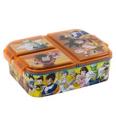 Pusdienu kastīte ar piederumu nodalījumu Stor Dragon Ball, 6,7 x 16,5 x 19,5 cm cena un informācija | Trauki pārtikas uzglabāšanai | 220.lv