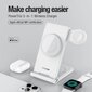 Nillkin PowerTrio 3in1 Wireless Charger MagSafe for Apple Watch White (MFI) (Damaged Package) цена и информация | Lādētāji un adapteri | 220.lv