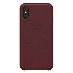 Adidas Slim Case LTHR iPhone X|Xs czerwony|red 28956 цена и информация | Чехлы для телефонов | 220.lv