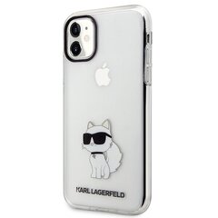 Telefona vāciņš Karl Lagerfeld KLHCN61HNCHTCT iPhone 11 | Xr 6,1", Caurspīdīgs, Ikonik Choupette cena un informācija | Telefonu vāciņi, maciņi | 220.lv