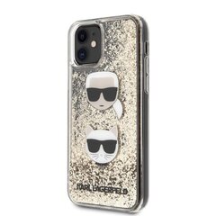 Telefona vāciņš Karl Lagerfeld KLHCN61KCGLGO iPhone 11 | Xr 6,1", Zeltains spīdums, Karl&Choupette cena un informācija | Telefonu vāciņi, maciņi | 220.lv