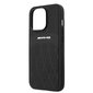 AMG AMHCP13XOSDBK iPhone 13 Pro Max 6,7" czarny|black hardcase Leather Curved Lines cena un informācija | Telefonu vāciņi, maciņi | 220.lv