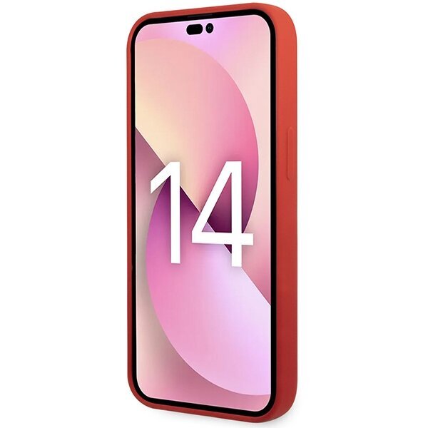 Tumi TTUHCP14MSR iPhone 14 Plus 6,7" czerwony|red hardcase Liquid Silicone цена и информация | Telefonu vāciņi, maciņi | 220.lv