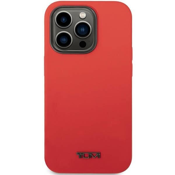 Tumi TUHCP14LSR iPhone 14 Pro 6,1" czerwony|red hardcase Liquid Silicone cena un informācija | Telefonu vāciņi, maciņi | 220.lv