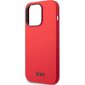 Tumi TUHCP14LSR iPhone 14 Pro 6,1" czerwony|red hardcase Liquid Silicone cena un informācija | Telefonu vāciņi, maciņi | 220.lv