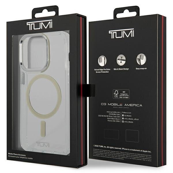 Tumi TUHMP14LUTT iPhone 14 Pro 6,1" przezroczysty|clear hardcase Transparent MagSafe цена и информация | Telefonu vāciņi, maciņi | 220.lv