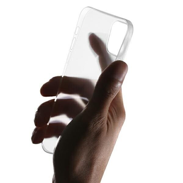 USAMS Etui Gentle iPhone 12 Pro Max 6,7" biały|transparent white IP12PMQR02 (US-BH610) цена и информация | Telefonu vāciņi, maciņi | 220.lv