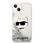 Telefona vāciņš Karl Lagerfeld KLHCP14MLNCHCS iPhone 14 Plus 6,7", Sudrabains spīdums, Choupette Head cena un informācija | Telefonu vāciņi, maciņi | 220.lv