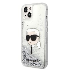 Karl Lagerfeld KLHCP14MLNKHCH iPhone 14 Plus 6,7" srebrny|silver hardcase Glitter Karl Head цена и информация | Чехлы для телефонов | 220.lv