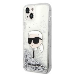 Karl Lagerfeld KLHCP14SLNKHCH iPhone 14 6,1" srebrny|silver hardcase Glitter Karl Head цена и информация | Чехлы для телефонов | 220.lv