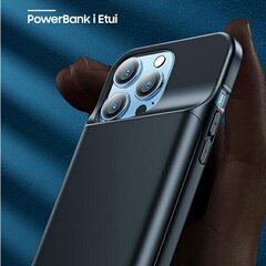 USAMS Power Case iPhone 13 Pro 6,1" 3500mAh czarny|black 3K5CD17501 (US-CD175) powerbank цена и информация | Зарядные устройства Power bank | 220.lv