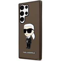 Telefona vāciņš Karl Lagerfeld KLHCS23LHNIKTCK S23 Ultra S918, Melns, Ikonik Karl Lagerfeld cena un informācija | Telefonu vāciņi, maciņi | 220.lv