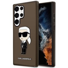 Telefona vāciņš Karl Lagerfeld KLHCS23LHNIKTCK S23 Ultra S918, Melns, Ikonik Karl Lagerfeld cena un informācija | Telefonu vāciņi, maciņi | 220.lv