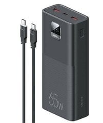 USAMS Powerbank PB68 30000mAh 65W QC3.0+PD Fast Charge + kabel USB-C|USB-C 100W czarny|black ATXLOGTC01 (US-CD185) cena un informācija | Usams Mobilie telefoni, planšetdatori, Foto | 220.lv