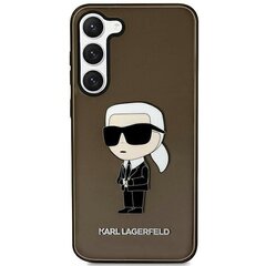 Karl Lagerfeld KLHCS23MHNIKTCK S23+ S916 czarny|black hardcase Ikonik Karl Lagerfeld цена и информация | Чехлы для телефонов | 220.lv