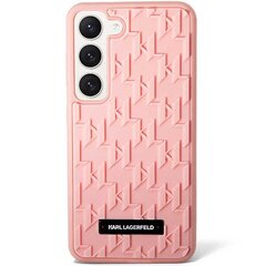 Karl Lagerfeld KLHCS23MRUPKLPP S23+ S916 hardcase różowy|pink 3D Monogram цена и информация | Чехлы для телефонов | 220.lv