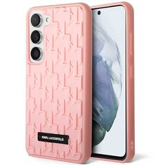 Karl Lagerfeld KLHCS23MRUPKLPP S23+ S916 hardcase różowy|pink 3D Monogram цена и информация | Чехлы для телефонов | 220.lv