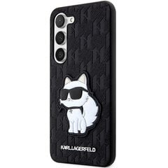 Karl Lagerfeld KLHCS23MSAKLHCPK S23+ S916 hardcase czarny|black Saffiano Monogram Choupette цена и информация | Чехлы для телефонов | 220.lv