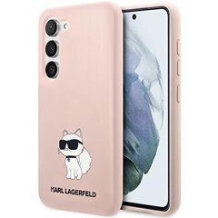 Karl Lagerfeld KLHCS23MSNCHBCP S23+ S916 hardcase różowy|pink Silicone Choupette цена и информация | Чехлы для телефонов | 220.lv