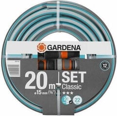 Hose set with accessories Gardena Classic 20 m Ø 15 mm цена и информация | Запчасти для садовой техники | 220.lv