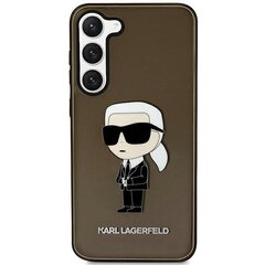 Karl Lagerfeld KLHCS23SHNIKTCK S23 S911 czarny|black hardcase Ikonik Karl Lagerfeld цена и информация | Чехлы для телефонов | 220.lv