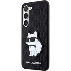 Telefona vāciņš Karl Lagerfeld KLHCS23SSAKLHCPK S23 S911, Melns, Saffiano Monogram Choupette цена и информация | Чехлы для телефонов | 220.lv