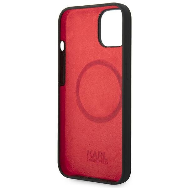 Telefona vāciņš Karl Lagerfeld KLHMP14SSLMP1K iPhone 14 6,1", Melns, Silikona, Plaque Magsafe цена и информация | Telefonu vāciņi, maciņi | 220.lv