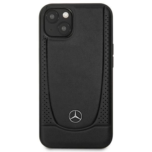 Telefona vāciņš Mercedes MEHCP14MARMBK iPhone 14 Plus 6,7" Melns, Ādas цена и информация | Telefonu vāciņi, maciņi | 220.lv