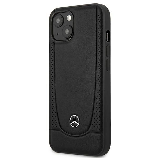 Telefona vāciņš Mercedes MEHCP14MARMBK iPhone 14 Plus 6,7" Melns, Ādas цена и информация | Telefonu vāciņi, maciņi | 220.lv