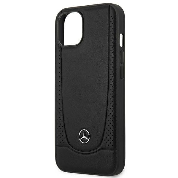 Telefona vāciņš Mercedes MEHCP14MARMBK iPhone 14 Plus 6,7" Melns, Ādas цена и информация | Telefonu vāciņi, maciņi | 220.lv