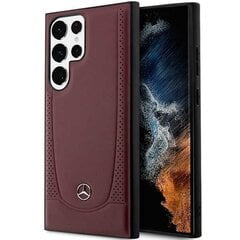 Telefona vāciņš Mercedes MEHCS23LARMRE S23 Ultra S918, Sarkans, Ādas, Urban Bengale цена и информация | Чехлы для телефонов | 220.lv