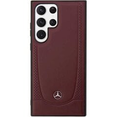 Telefona vāciņš Mercedes MEHCS23LARMRE S23 Ultra S918, Sarkans, Ādas, Urban Bengale cena un informācija | Telefonu vāciņi, maciņi | 220.lv